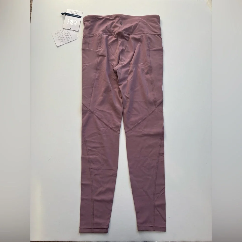 Athleta Girl Stash Your Treasures Tight Leggings Size XXL 16 Pinkish Purple New